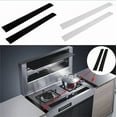 thumbnail image 3 of 2PCS Flexible Stove Counter Gap Cover Silicone Rubber Kitchen Oil-gas Slit Filler Heat Resistant Mat Oil Dust Water Seal (25 inch, Black), 3 of 6