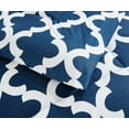 thumbnail image 6 of Comforter with 2 Pillow Shams Goose Down Alternative Ultra Soft Microfiber Navy Color King Size, 6 of 7