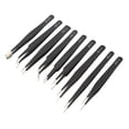 thumbnail image 3 of Pinzas De Precisión, Juego De Pinzas Puntiagudas, Curvadas, Antideslizantes, Ahorro De Mano De Obra, Robustas, 9 Piezas Para Mantenimiento, 3 of 7