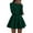 Dark Green, variant on Fall Cocktail Dresses for Women Elegant Classy Wedding Guest Long Sleeve Homecoming Party A Line Mini Dress