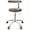 Brown, variant on PU Leather Medical Chair with Casters, 360-Degree Swivel Armrests and Height-Adjustable, Multifunctional Comfort Armchair for Home and Office Use, Black