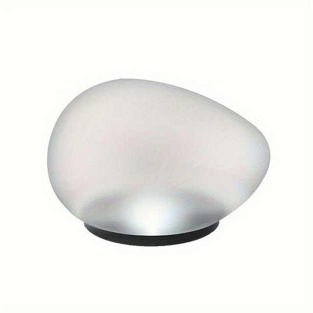 S SERENABLE Pebble Shape Landscape Light Solar Powered Decorative for Patio Walkway Yard Warm light