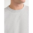 thumbnail image 4 of Free Assembly Men's Crewneck Sweatshirt with Long Sleeves, Sizes XS-3XL, 4 of 5