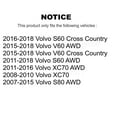 thumbnail image 2 of Kugel Rear Wheel Bearing Hub Assembly 70-512414 for Car Volvo XC70 S60 V60 S80 Cross Country, 2 of 11