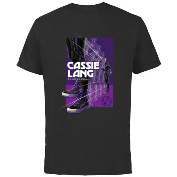 Marvel Ant-Man and the Wasp: Quantumania Cassie Lang Shift - Short Sleeve Cotton T-Shirt for Adults - Customized-Black