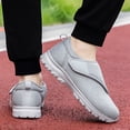thumbnail image 6 of YOURDIARY Wide Width Slip On Walking Shoes for Women & Men, Adjustable Hook & Loop Breathable Knit Non-Slip Comfort Casual Sneakers, 6 of 7