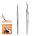 thumbnail image 3 of Cheers.US 1 Set Tick Remover Tool Set Stainless Steel Tick Remover Kit for Cats and Dogs Grooming Supplies for Puppy, 3 of 7
