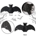 thumbnail image 3 of Woven Halloween Decorations – Halloween Rattan Bat, Black Hanging Bat Halloween Decoration, Halloween Woven Bat Decor, Rustic Woven Wicker Bat for Haunted House Party Home Garden Patio Wall Decor, 3 of 6