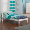 thumbnail image 1 of Orlando Lit Plateforme en Bois Massif Simple TG, Blanc, 1 of 9