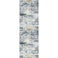 thumbnail image 3 of BERTHMEER 2'x8' Abstract Runner Rugs Entryway Hallway Kitchen Living Room Bedroom Indoor Rugs Washable Non-Slip Rugs,Blue&Gold, 3 of 5