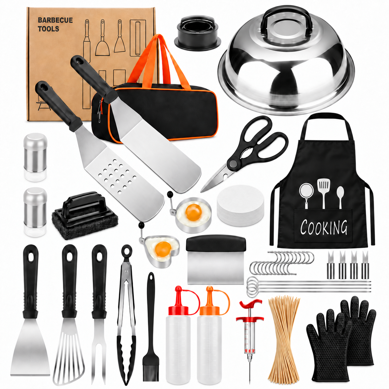 KOYMISKU 40-Piece Flat Top Griddle Accessories Kit with Carry Bag photo 1
