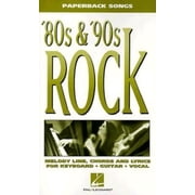 Paperback Song Series '80s & '90s Rock, (Paperback)