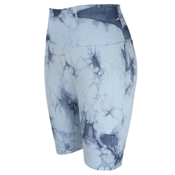 Pantalones cortos de yoga para ciclistas deportivos, pantalones cortos de yoga de cintura alta que levantan los glúteos Pantalones cortos de yoga creados magistralmente