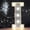 I, variant on LED Marquee Letter Lights, Light Up Silver Letters Glitter Alphabet Letter Sign Battery Powered for Night Light Birthday Party