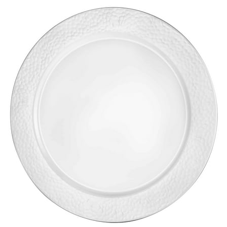 EcoQuality 13.5" Pearl Round Tray Serveware – Disposable, Durable, and Elegant, Disposable Party Plates for Birthdays, BBQs, Picnics & Events (6)