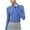 Blue, variant on Women's Sports Jacket Full Zip Workout Jacket Slim Long Sleeve Yoga Track Jacket with Thumb Holes