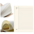 ZAROYEAX A5 Looseleaf Paper Core Porous Kraft Paper Notebook