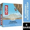 CLIF BAR - Blueberry Almond Crisp - Made with Organic Oats - 11g Protein - Non-GMO - Plant Based - Energy Bars - 2.4 oz. (6 Pack)