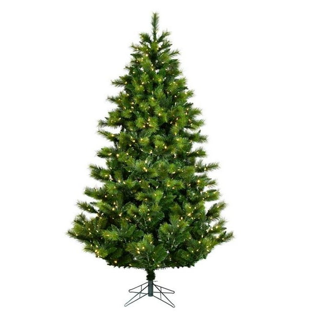 Vickerman A184877LED8FCEZ 7.5 ft. x 60 in. Zara Mixed Pine Christmas Tree with 8F Dura-Lit 700 Color Changing LED Light
