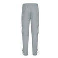 thumbnail image 5 of Buigttklop Mens Pants Men'S Drawstring Elastic Waist Multi-Pocket Casual Sweat Length Pants, 5 of 6
