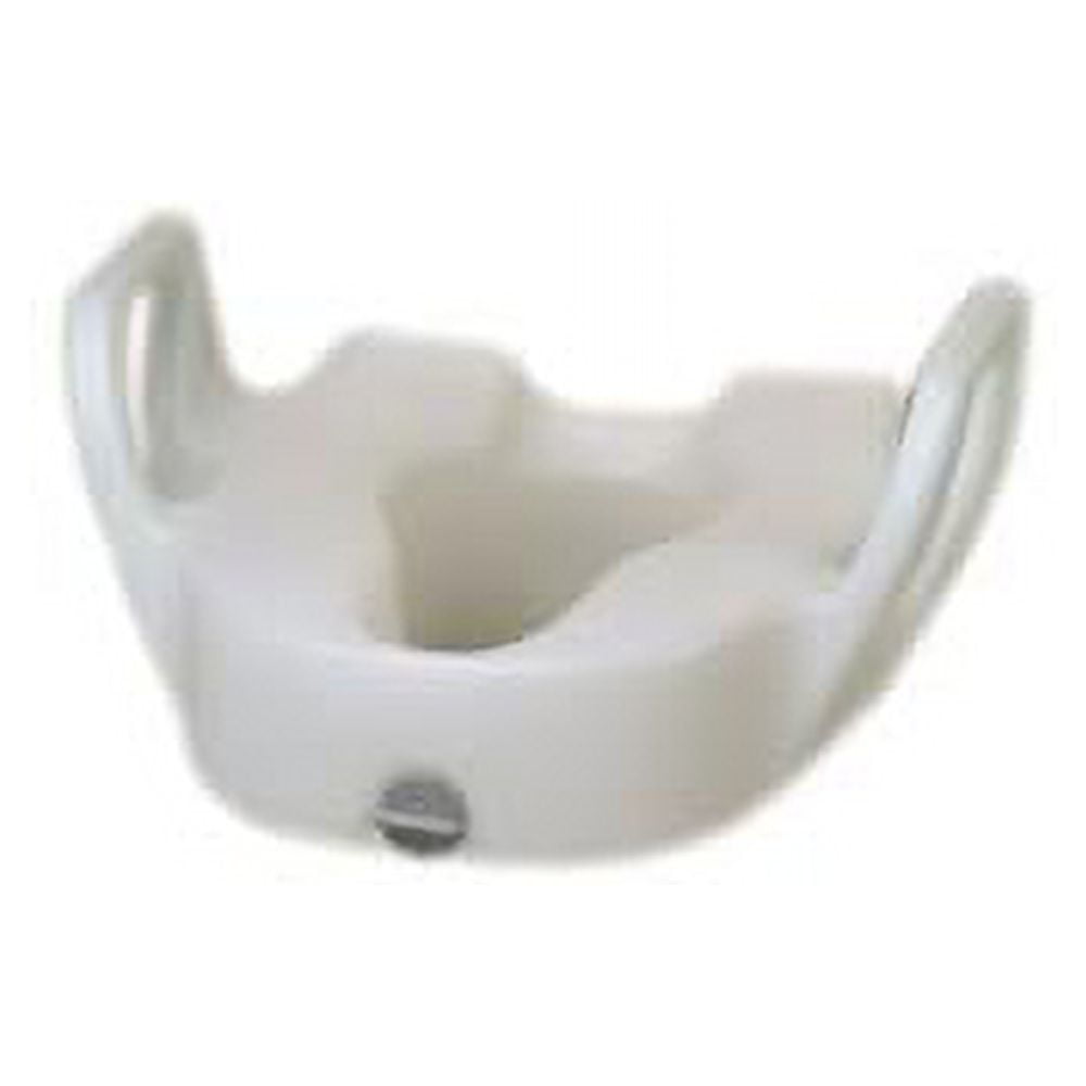 Elevated toilet seat with arms