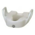 thumbnail image 2 of Elevated toilet seat with arms, 2 of 6