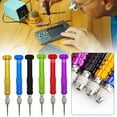 thumbnail image 2 of 6-in-1 Cell Phone Repair Tool Screwdriver with 6 Bits – Durable Aluminum Alloy Design, 2 of 9