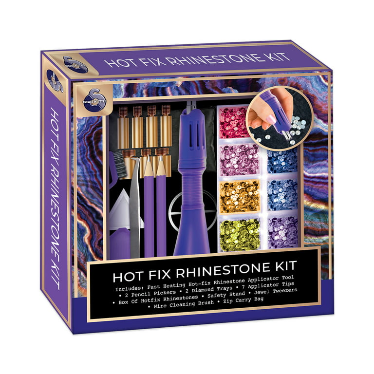 Worthofbest Bedazzler Kit with Rhinestones, Hotfix Applicator, Hot Fix  Tool, Age: 12 and Above 