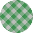 thumbnail image 1 of Ahgly Company Machine Washable Indoor Round Transitional Light Green Area Rugs, 3' Round, 1 of 7
