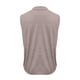 thumbnail image 5 of Top sin mangas con cuello en V y pliegues para mujer, poliéster-spandex, tallas S-XXL, elegante/casual, bloques de color, 5 of 5