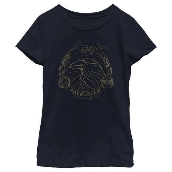 Girls Harry Potter Ravenclaw House Emblem T Shirt