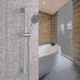 thumbnail image 2 of Replaceable Hand Shower Holder, Shower Head Holder, Chrome Abs (silver), 2 of 3