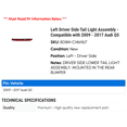 thumbnail image 2 of Left Driver Side Tail Light Assembly - Compatible with 2009 - 2017 Audi Q5 2010 2011 2012 2013 2014 2015 2016, 2 of 2