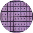 thumbnail image 1 of Ahgly Company Indoor Round Abstract Blue Modern Area Rugs, 3' Round, 1 of 4