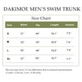 thumbnail image 2 of DAKIMOE Mens Swim Trunks with Compression Liner Quick Dry Board Shorts Beach Sports Short for Men Swimming Bathing Suits with Pockets Swimwear Surfing S to XL, 2 of 8