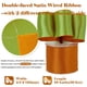 thumbnail image 2 of Cinta HUIHUANG de 6,35 cm con alambre satinado, verde musgo y naranja, 9 m, 2 of 6
