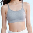 thumbnail image 6 of Girls' Athletic Buttery Soft Light Support Spaghetti Strap Training Sports Bra, 6 of 7