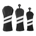 thumbnail image 1 of 3 uds funda de cabeza para Club de Golf, cubierta de madera para la cabeza, cubiertas para palos de Golf, forro impermeable a la moda, cubiertas, 1 of 8