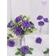 thumbnail image 2 of Flores artificiales N&T NIETING rosas moradas, 50 unidades con tallos, 2 of 8