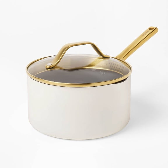 3qt ceramic non-stick stew pot with lid, small cooking pot, kitchenware