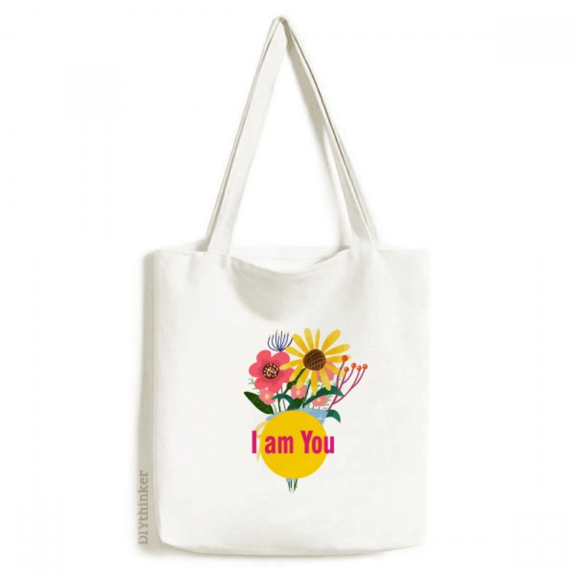 Couple Love Eternal Companionship Tote Canvas Bag Shopping Satchel Casual Handbag