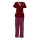 thumbnail image 5 of Uniformes de enfermería, conjuntos de batas para mujer, disfraz de enfermera cómodo para médico, pantalones deportivos superiores para esteticista de Rojo Yinane Uniforme de enfermera, 5 of 8
