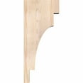 thumbnail image 3 of 3 1/2"W x 12"D x 28"H Mediterranean Smooth Corbel, Douglas Fir, 3 of 9