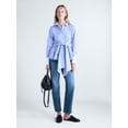 thumbnail image 2 of Free Assembly Women's High Rise Straight Leg Jeans, 30" Inseam, Sizes 0-20, 2 of 5