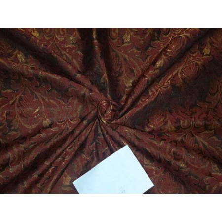 SILK BROCADE FABRIC DUSTY LAVENDER,COPPER X BLACK COLOR 44quot; bro473[1]