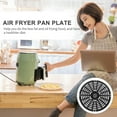 thumbnail image 3 of HORIALENCE Universal Air Fryer Pan Black Iron for Daily Use 1Set, 3 of 6