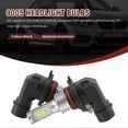 thumbnail image 4 of Kit de bombillas LED para faros delanteros 9005 Hb3, luz de carretera, 35 W, 4000 lm, 6000 K, blanco de alta potencia, 4 of 5