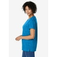 thumbnail image 3 of Woman Within Plus Size Marled Cuffed-Sleeve Tee, 3 of 5