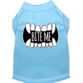 thumbnail image 3 of Mirage Pet Bite Me Screen Print Dog Shirt Yellow Lg, 3 of 9