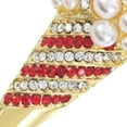 thumbnail image 7 of Sinyiin Rhinestones Pearls Sweet Cone Pin For Blouses Coats Ice Cream Cone Shaped Brooch, 7 of 7